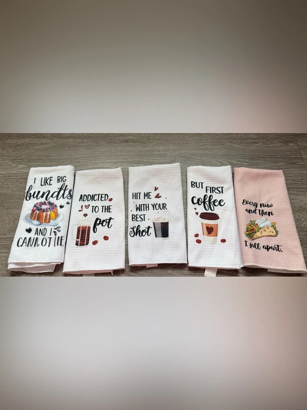 Kitchen Dish Towels Set of  5
